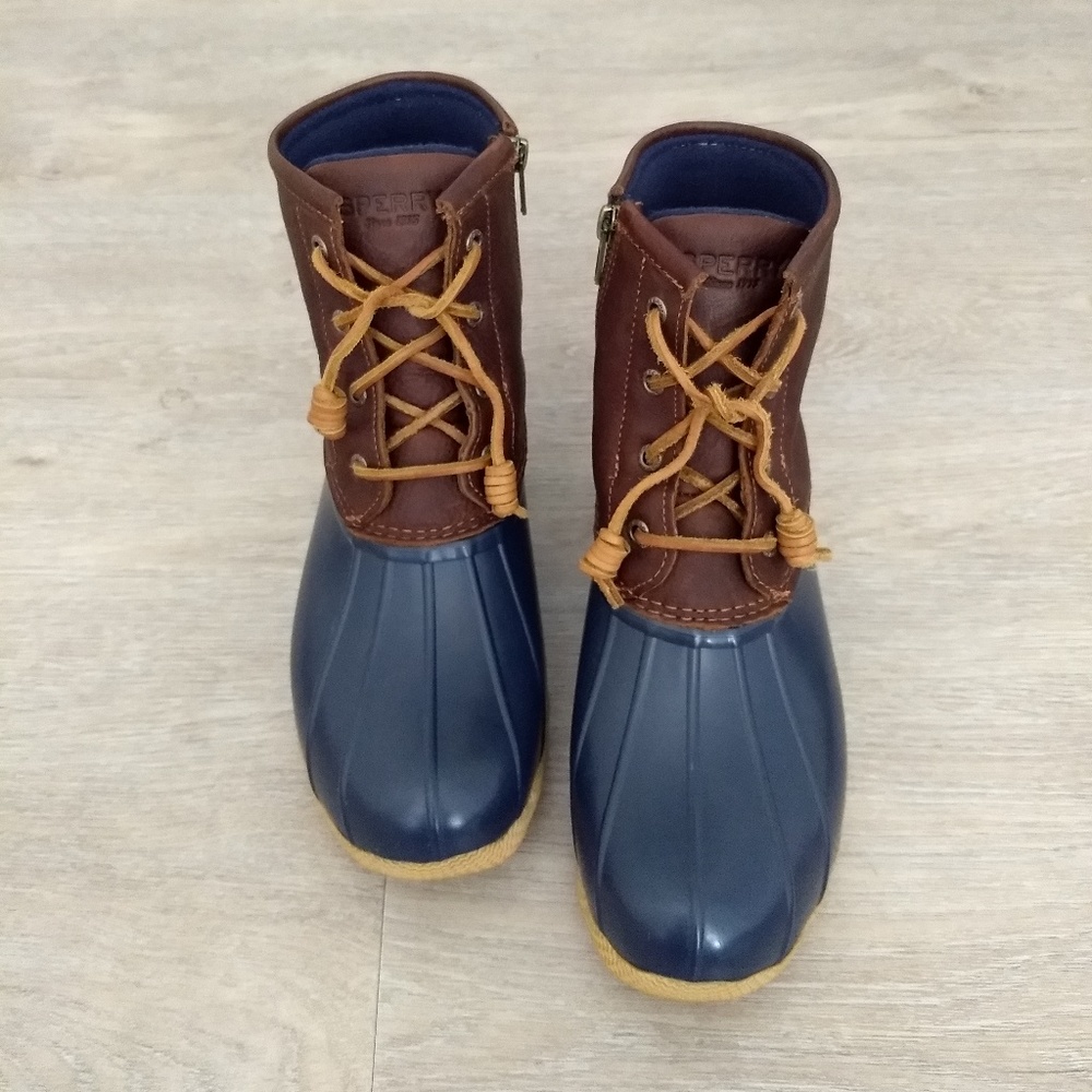 Sperry Saltwater Duck Boots Women's 8 Wide